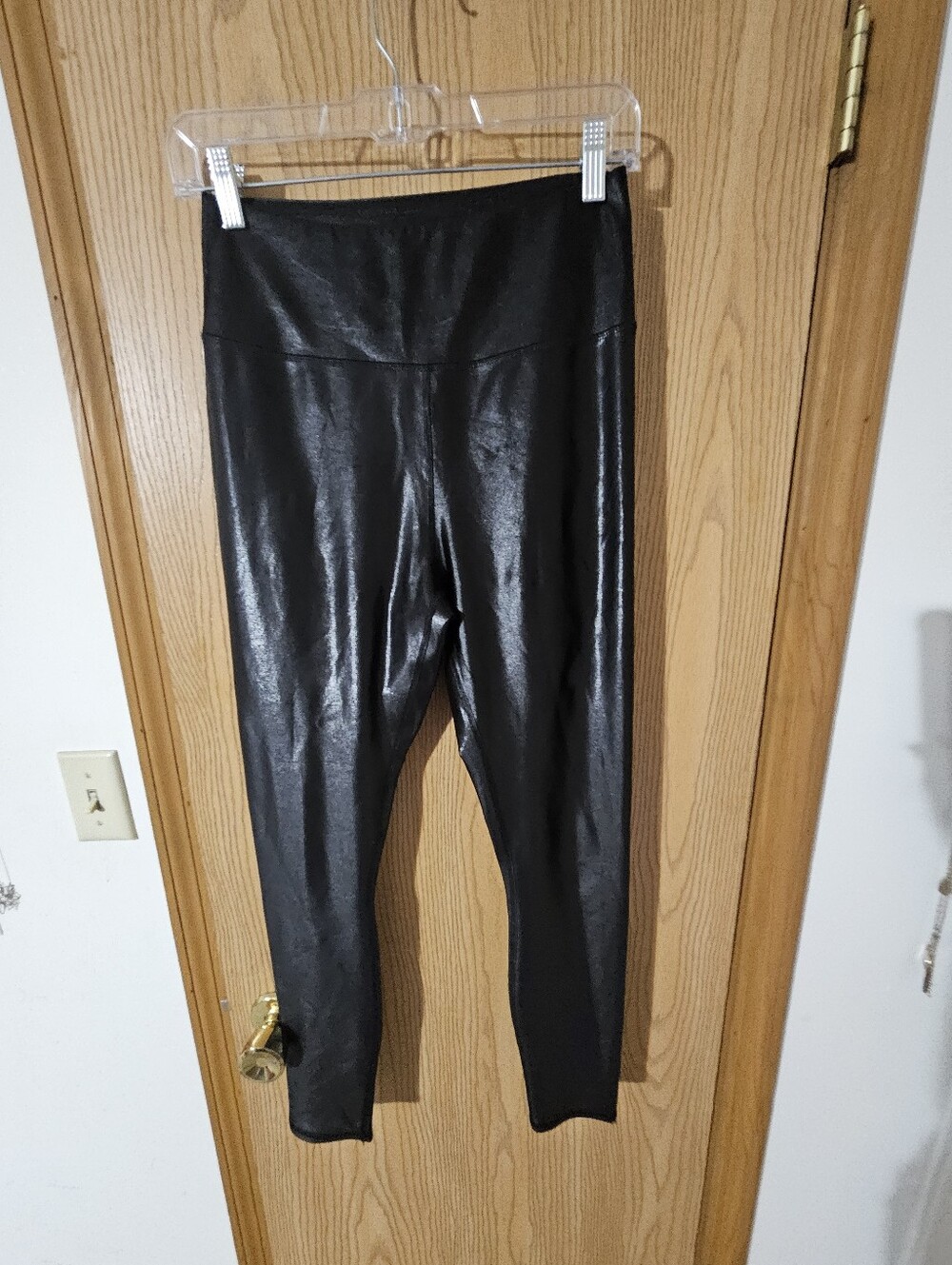 Maurices Liquid Shine Black Leggings